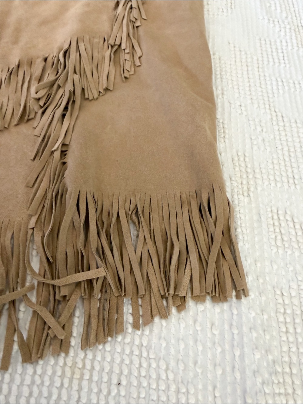 Polo Ralph Lauren Suede Fringe Skirt - Picture 7 of 8